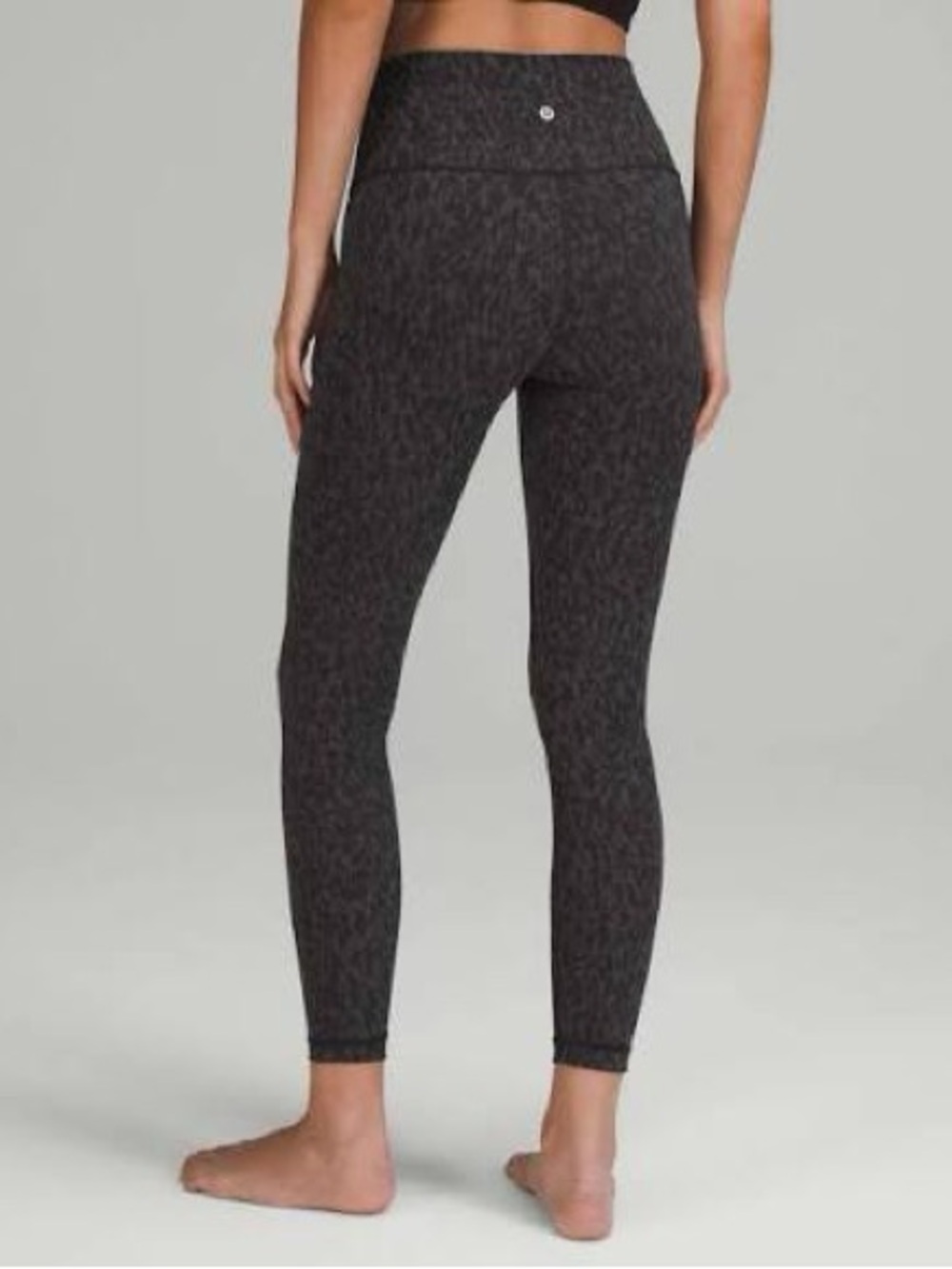 Lululemon NWT Wunder Under HR Tight 28” Black Leopard Print Size 0